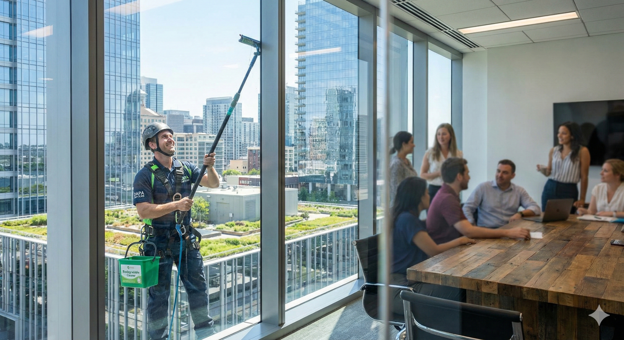 Eco-Friendly High-Rise Cleaning Services by DAPA Services